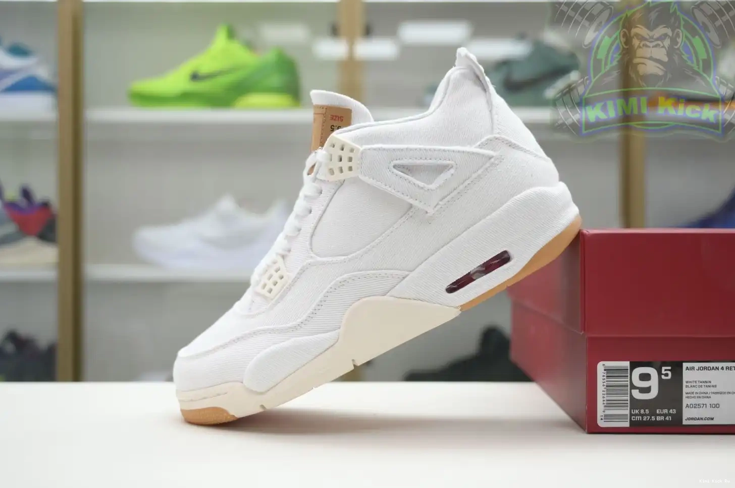 Jordan white Kimikick Air Jordan levis tag) (levis 4 0722
